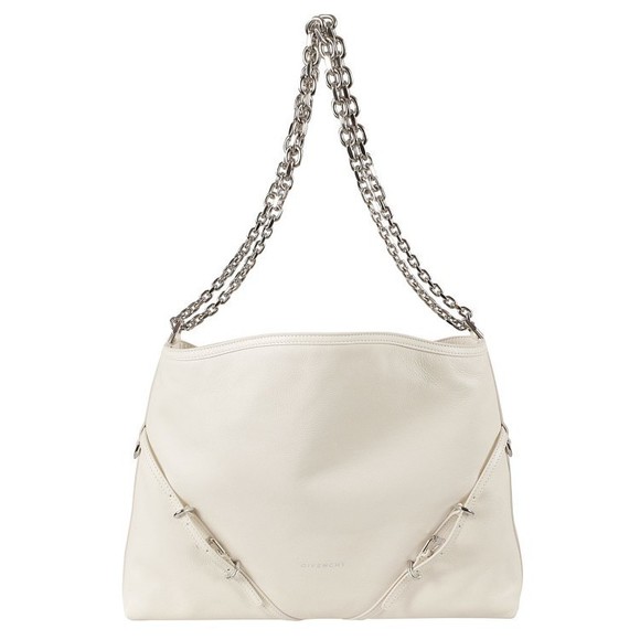 Givenchy Shoulder Bag In White Calf Leather - NWT - Picture 1 of 3